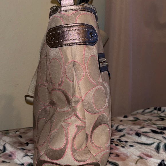 Coach Beige and Brown Crossbody Bag - Picture 6 of 14